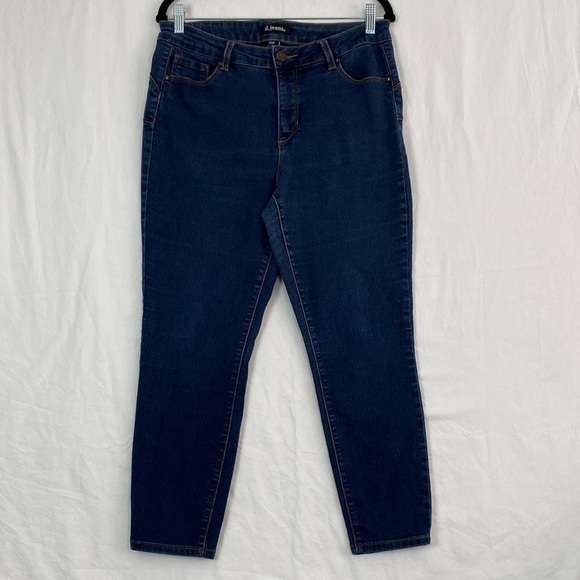d jeans Mid Rise Ankle Jeans Size 14W Skinny Fit - Picture 1 of 9
